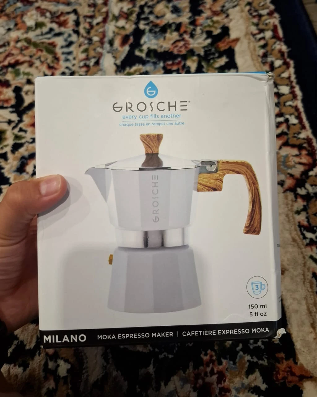 Grosche Milano Moka Espresso Maker - New in Box! - photo 2