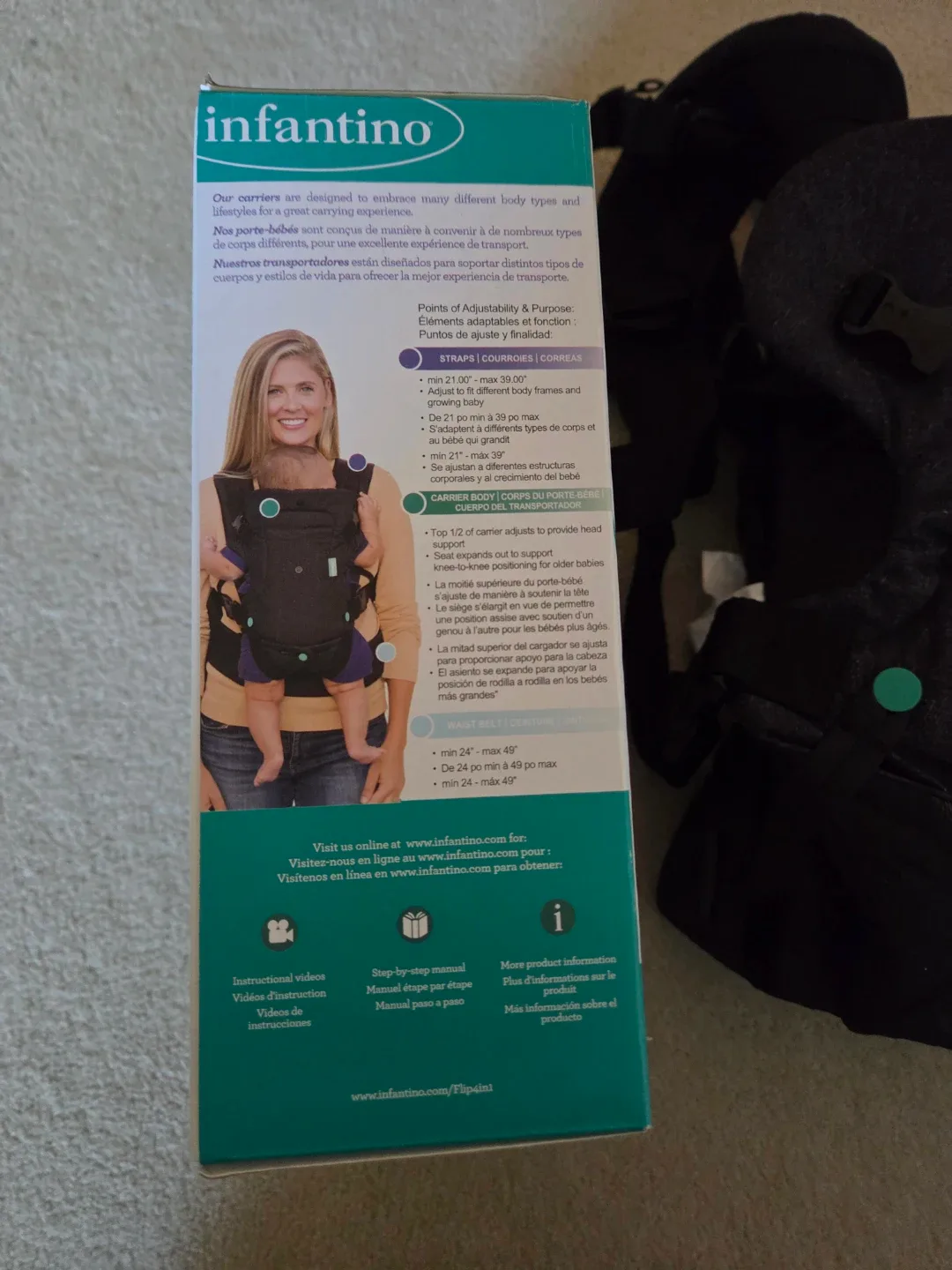 Infantino Baby Carrier with Box image indicator(3)