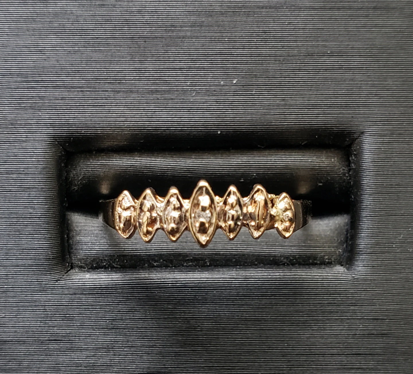 Like new 10K Gold Ring with natural diamonds for sale only $219 - photo 5
