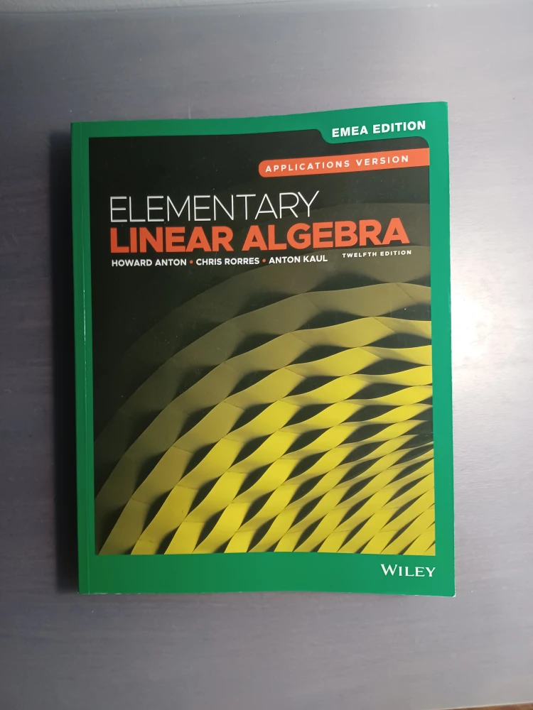 Elementary Linear Algebra by Howard Anton