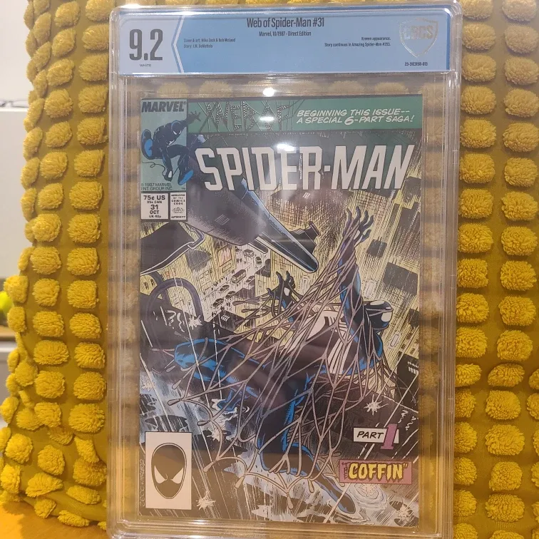Web of Spider-Man #31, Marvel 1987 CBCS 9.2 Graded Comic Book image indicator(5)