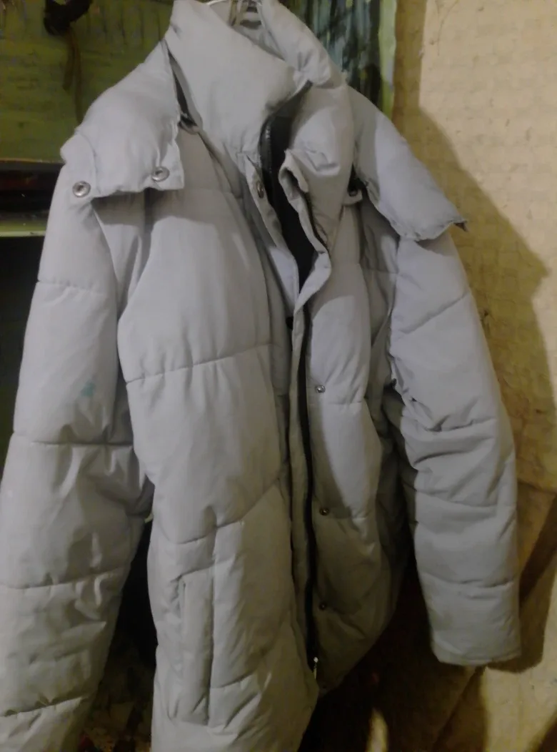 Light Grey Puffer Jacket