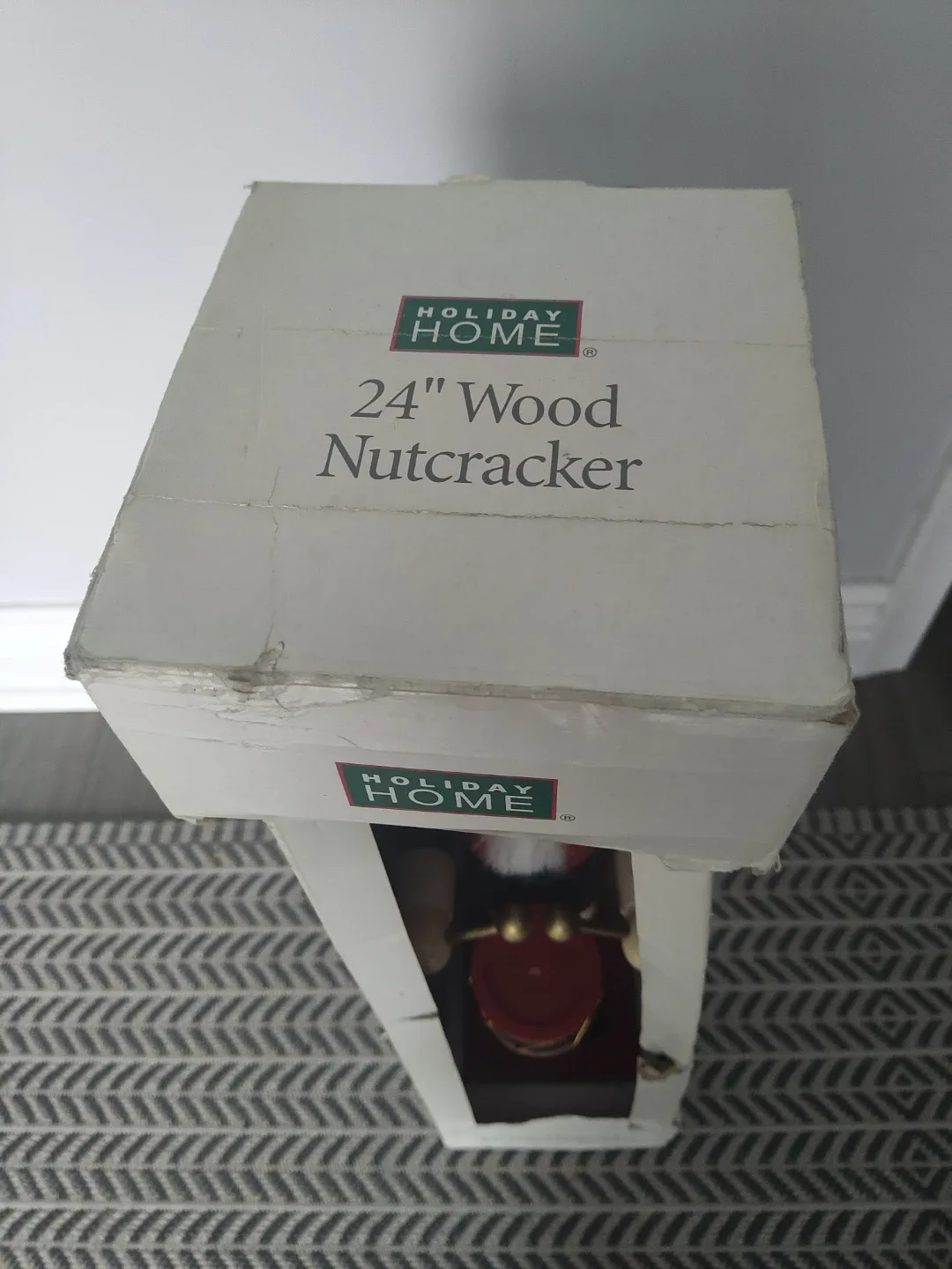 Holiday Home 24" Wood Nutcracker image indicator(2)