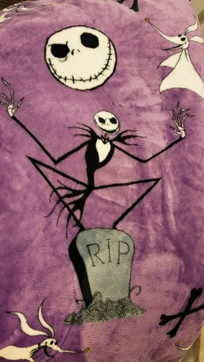 Nightmare Before Christmas Plush Blanket thumbnail