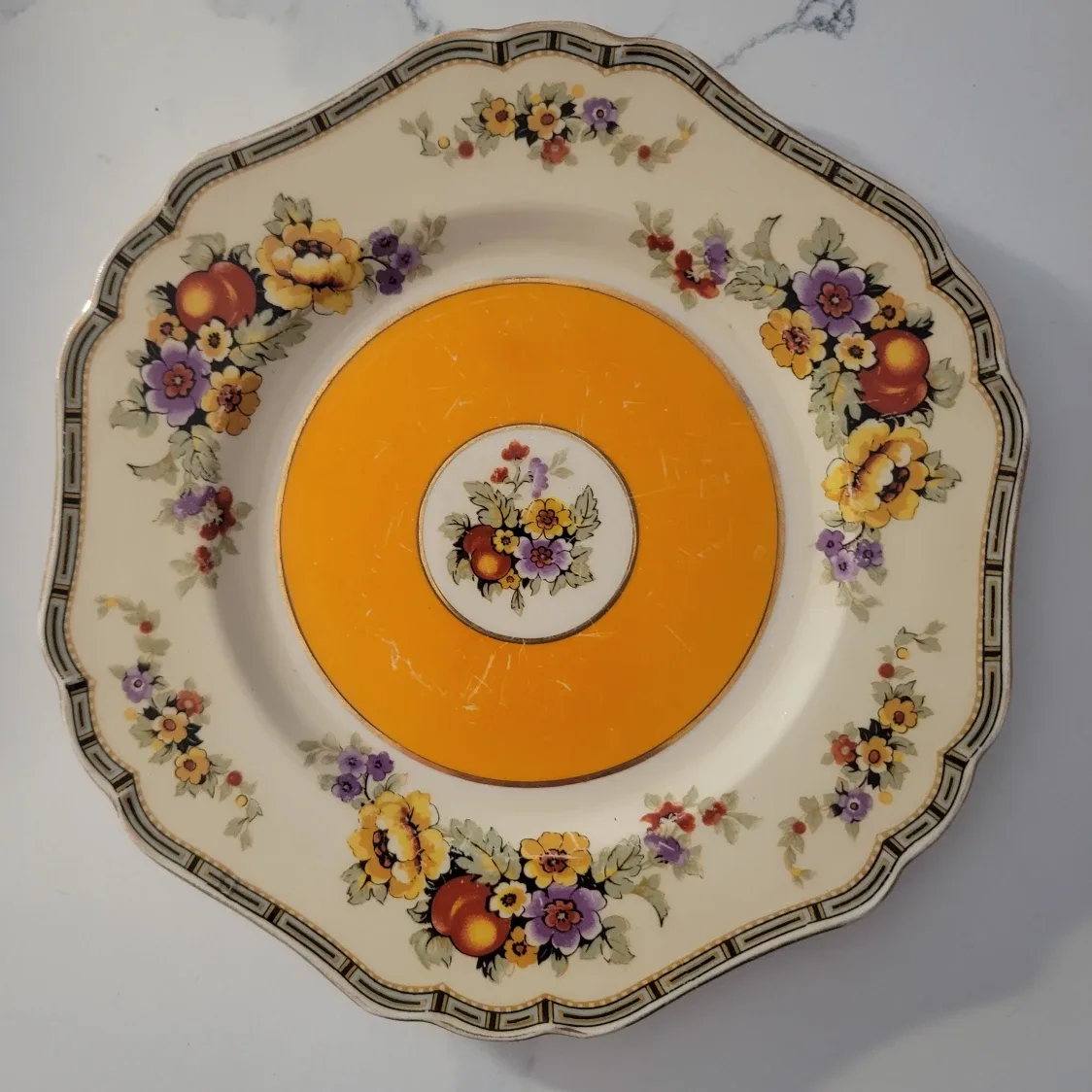 Royal Ivory John Maddock & Sons Plate