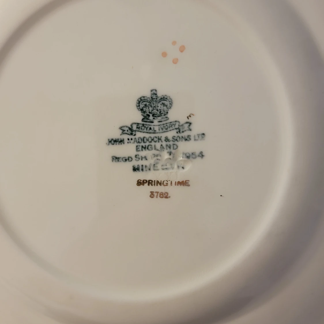 Royal Ivory John Maddock & Sons Plate - photo 2