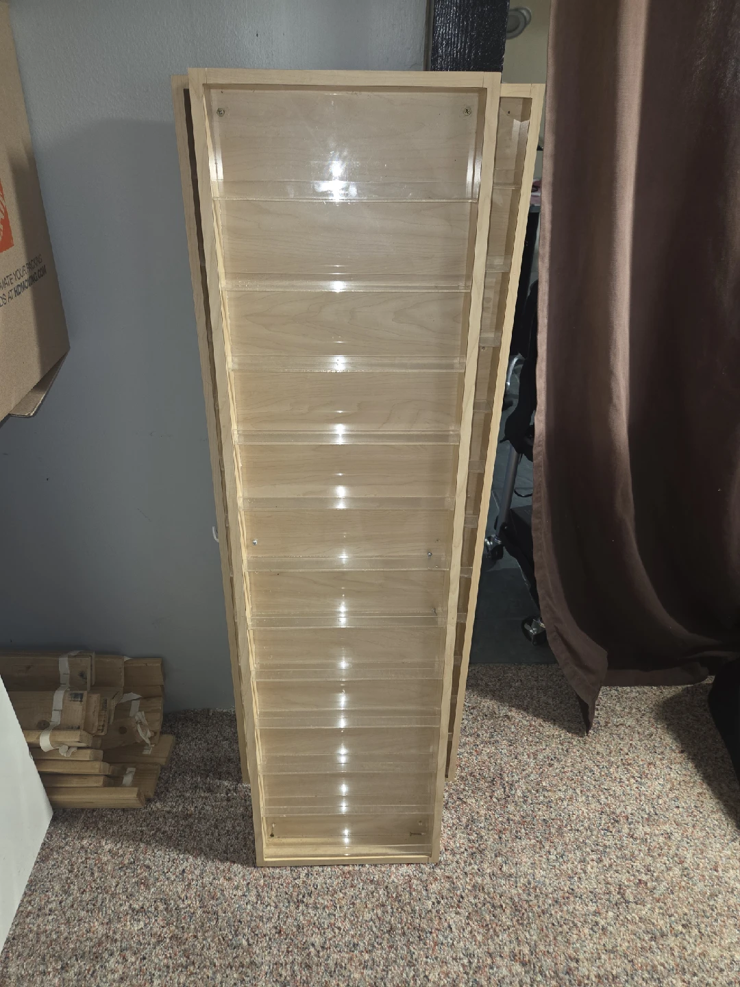 nail polish shelf