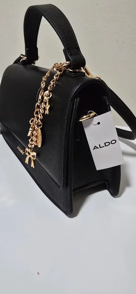 ALDO Black Handbag with Charm image indicator(2)