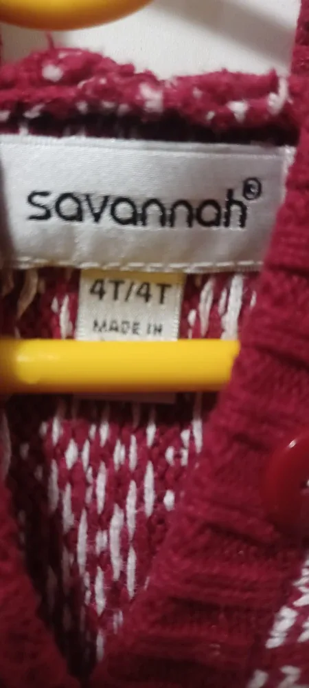 Savannah 4T Girls Sweater Dress image indicator(2)