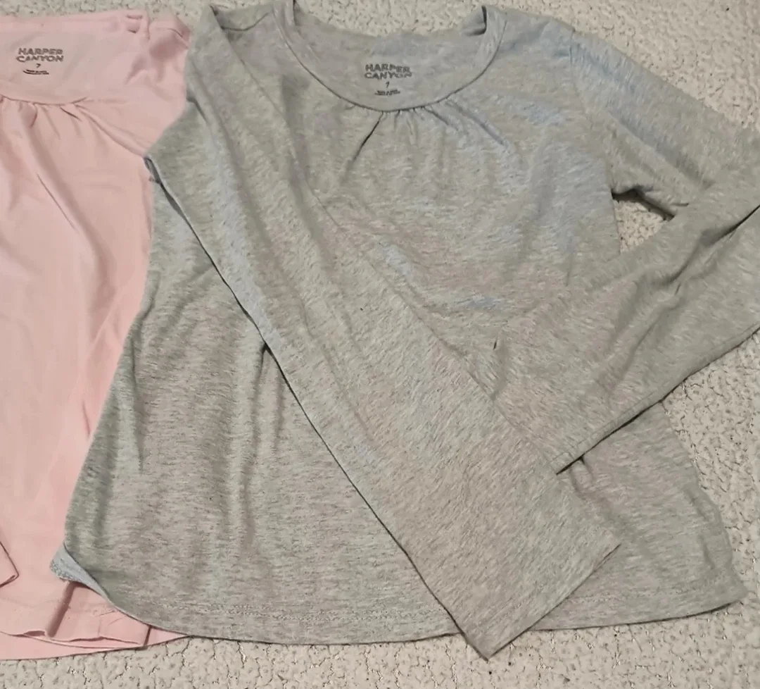 Harper Canyon Girls Long Sleeve Shirts - Size 7 image indicator(4)