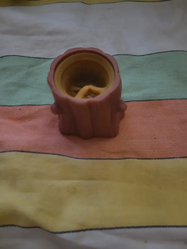 Pop-Up Squirrel in Log stress relief fidget toy. 