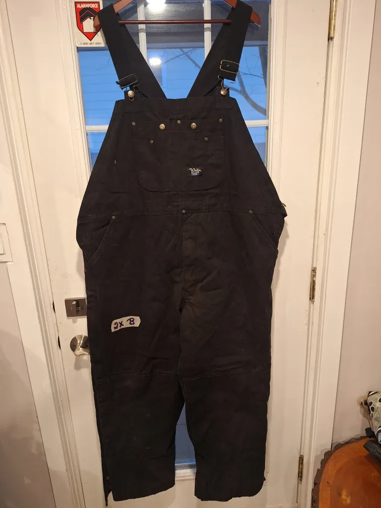 New Insulated Bib Overalls Black image indicator(3)