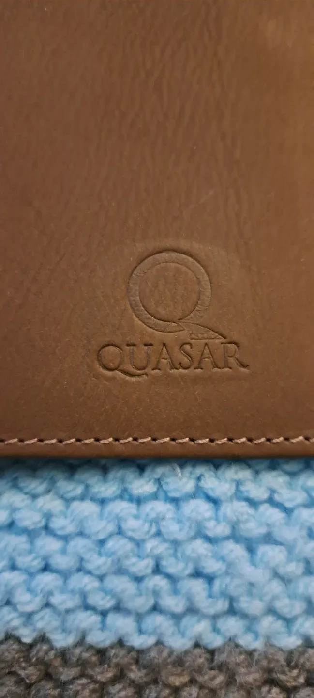 Quasar Brown Leather Wallet image indicator(2)