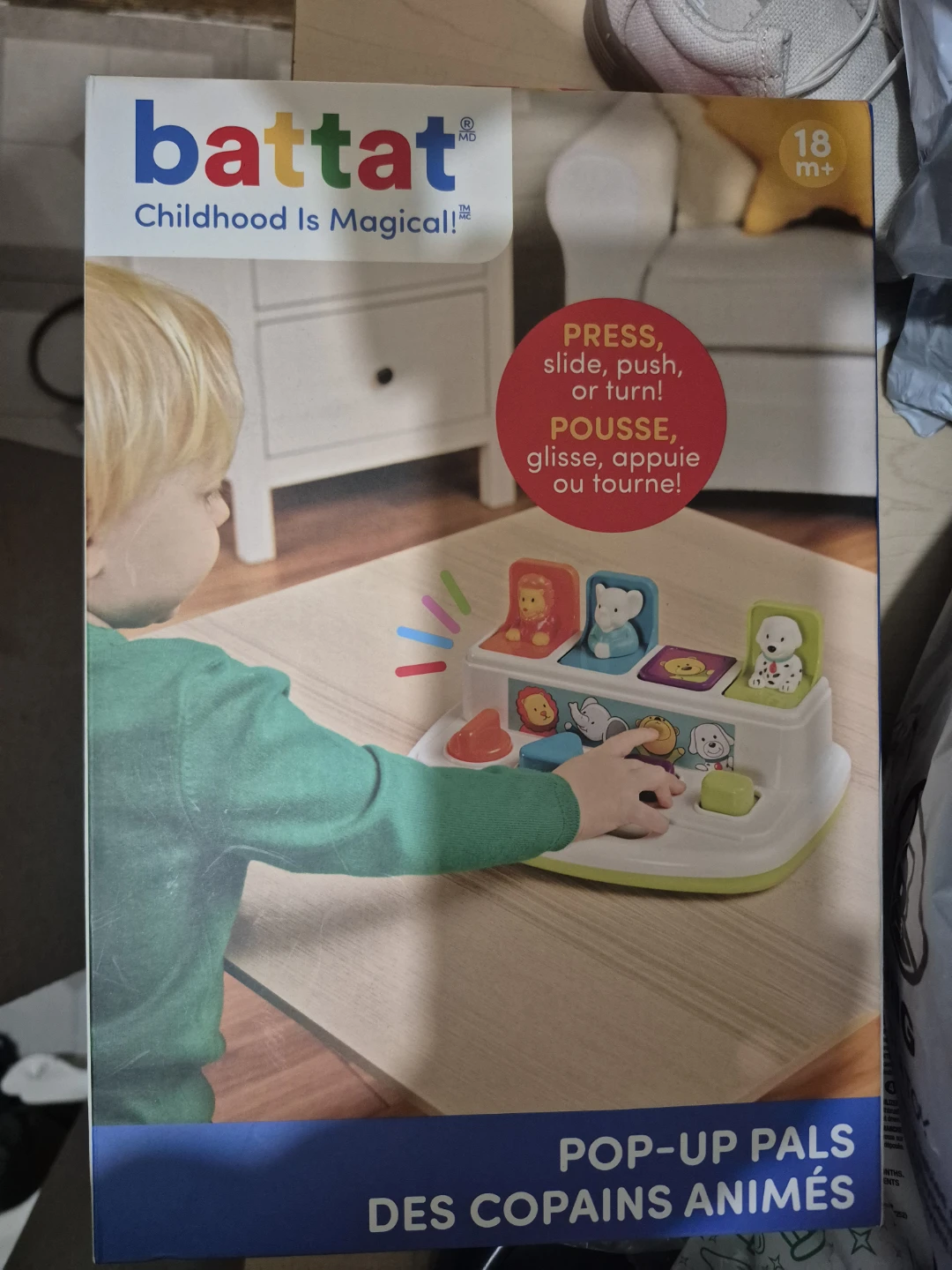 Battat Pop-Up Pals Toy - Ages 18m+