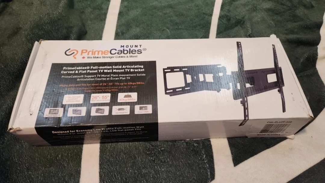 PrimeCables TV Wall Mount for 26"-55" TVs
