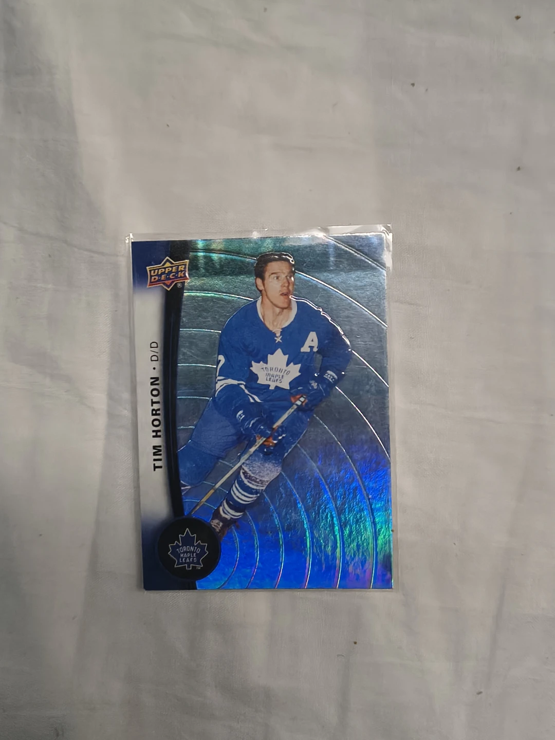 Tim Horton Upper Deck Hockey Card