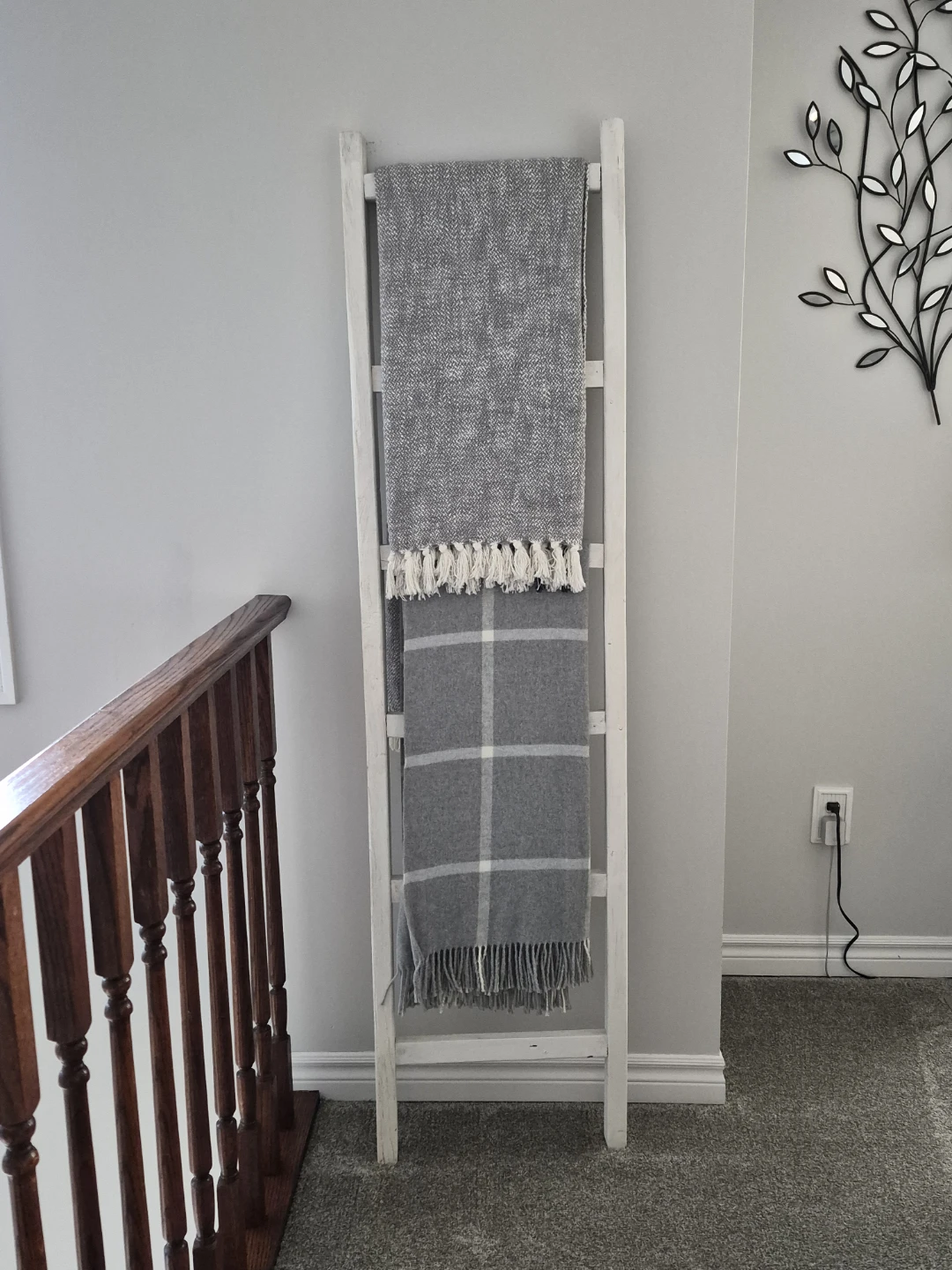 Blanket Ladder- Shabby/Chic 6 ft