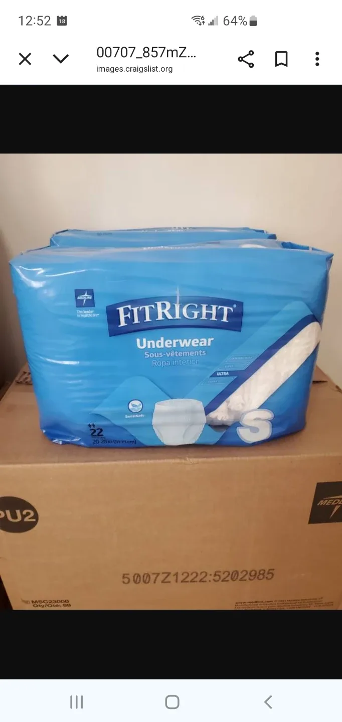 500 Adult underwear size small thumbnail