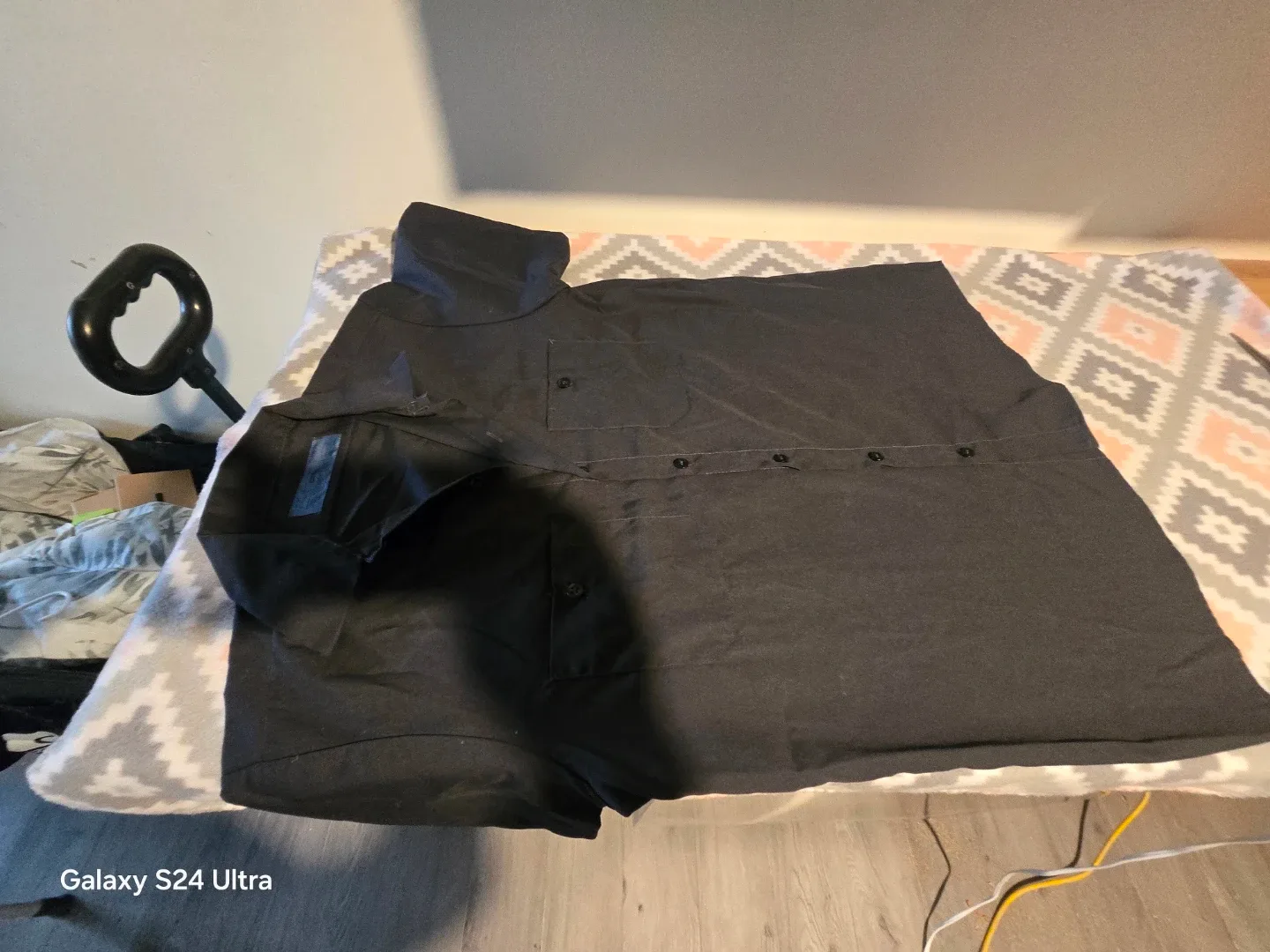 Marks Work Wearhouse Black ComfortFlex Shirt