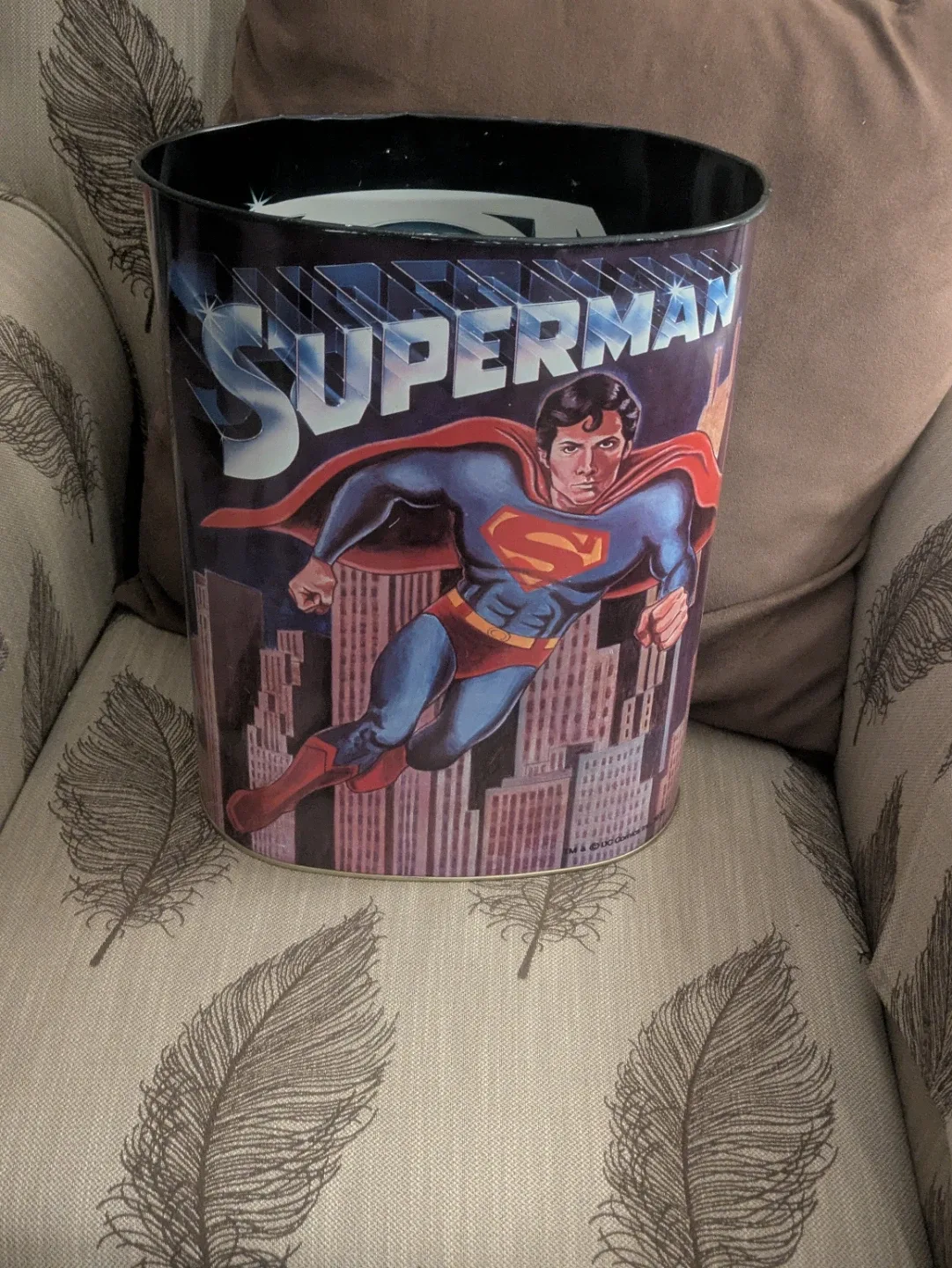 Superman wastebasket