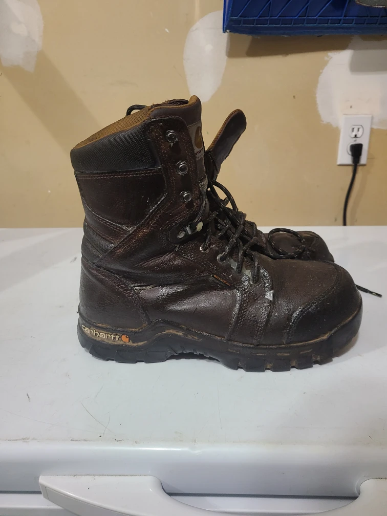 Carhartt  Brown Leather Work Boots - photo 4