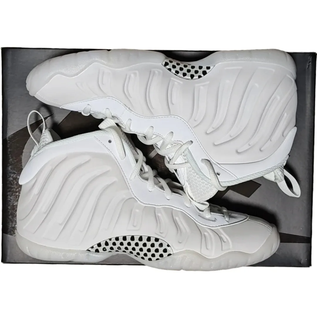 *NIB* 6.5Y—Nike Little Posite One "Triple White" image indicator(2)