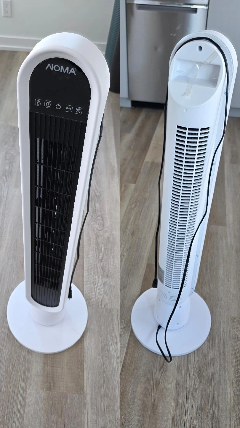 NOMA 4-Speed LED Tower Fan with Remote