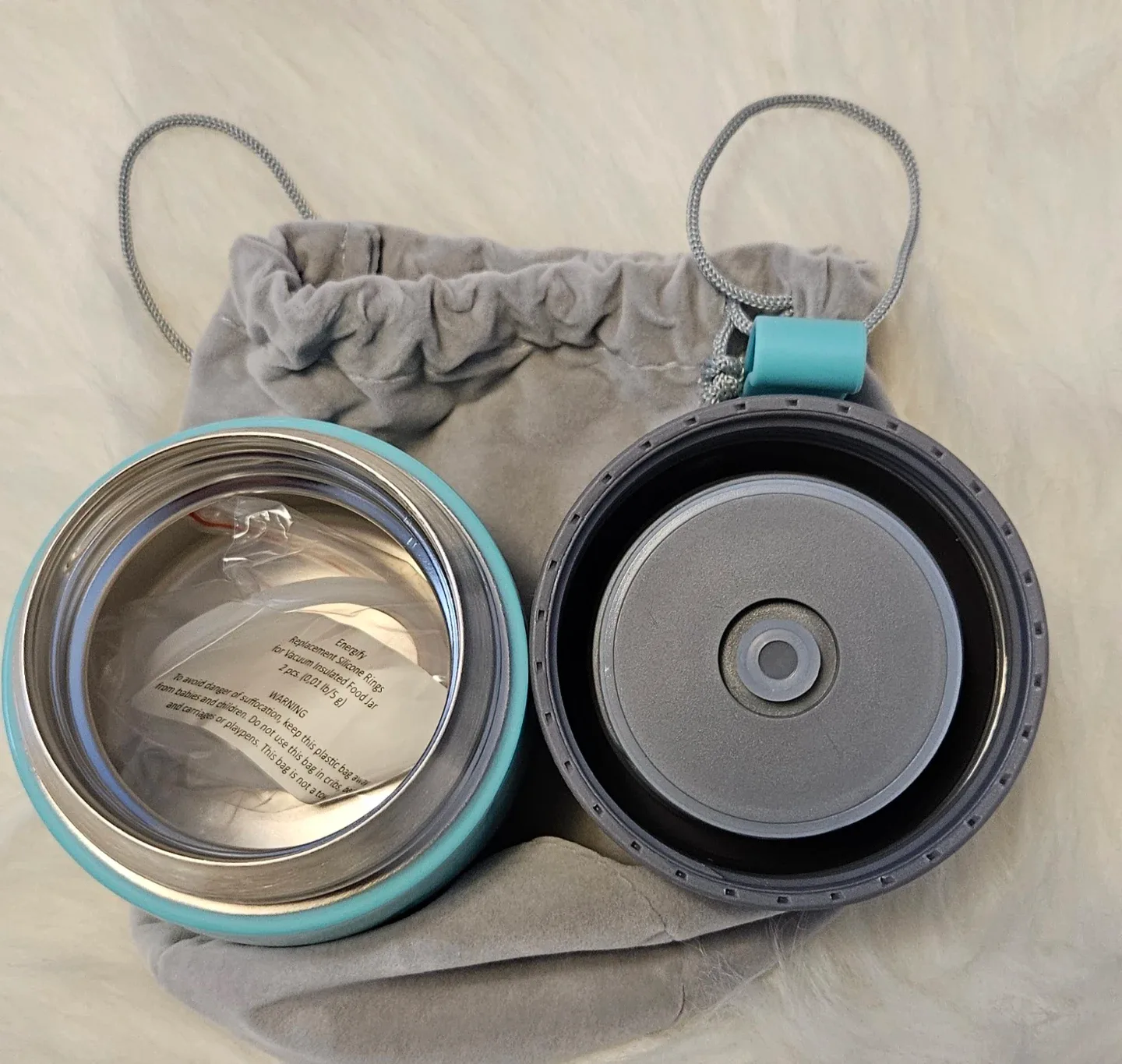 Cnergify Blue Vacuum Food Jar image indicator(4)