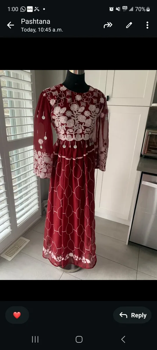 brand new one size long sleeve dress image indicator(2)