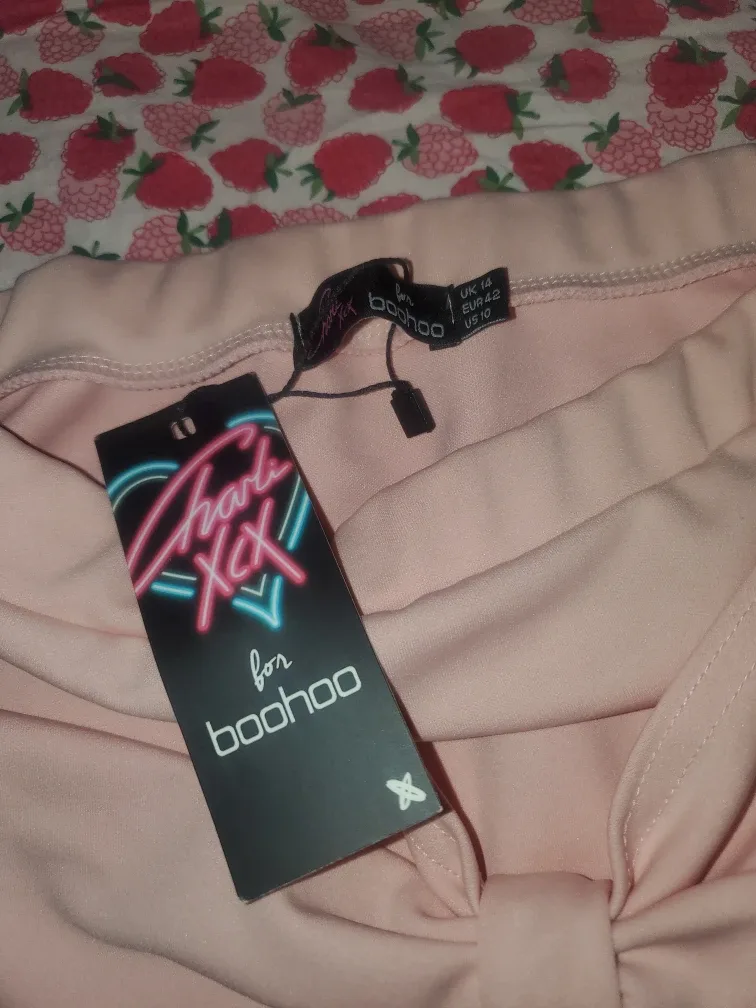Charlie XCX for Boohoo Pink Skirt - Size US 10 image indicator(4)