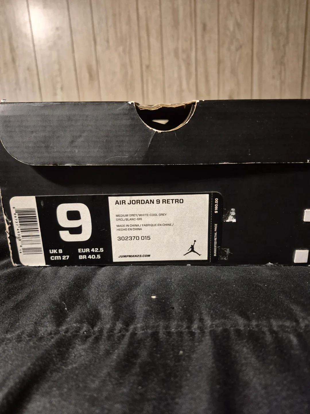 2012 Air Jordan 9 Retro Cool Grey Size 9 image indicator(9)