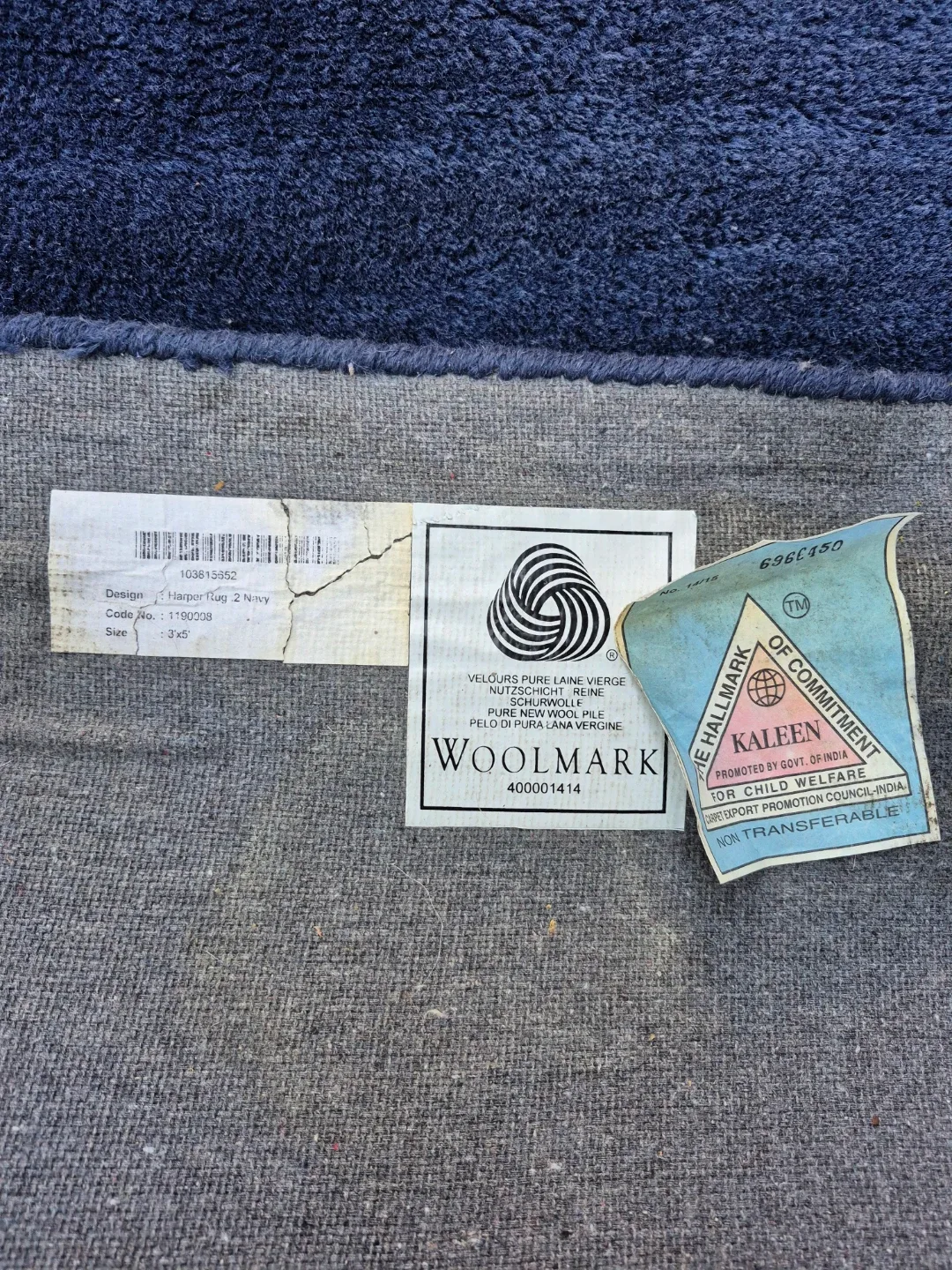 Kaleen Harper Rug 2 Navy - 3x5 image indicator(2)