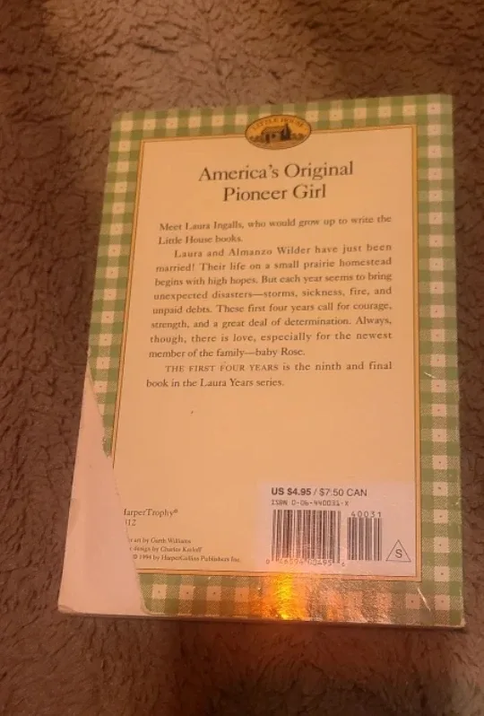 The First Four Years by Laura Ingalls Wilder 🥕 #freecycle image indicator(2)
