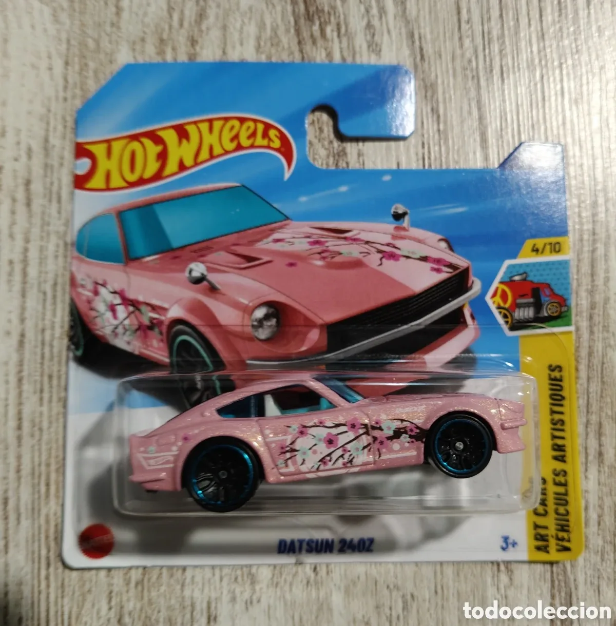 Hot Wheels Datsun 240Z Pink Art Car thumbnail