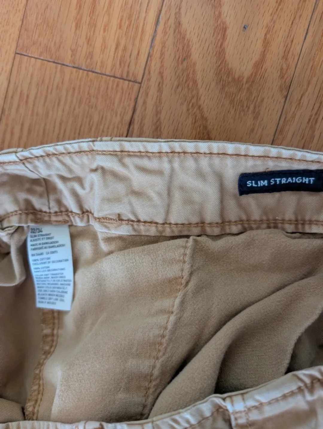 American Eagle Outfitters Slim Straight Khakis - 32/34 image indicator(4)