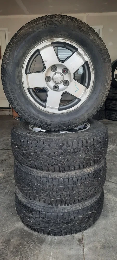 Set of 4 Polar Trax Tires 245/65R17