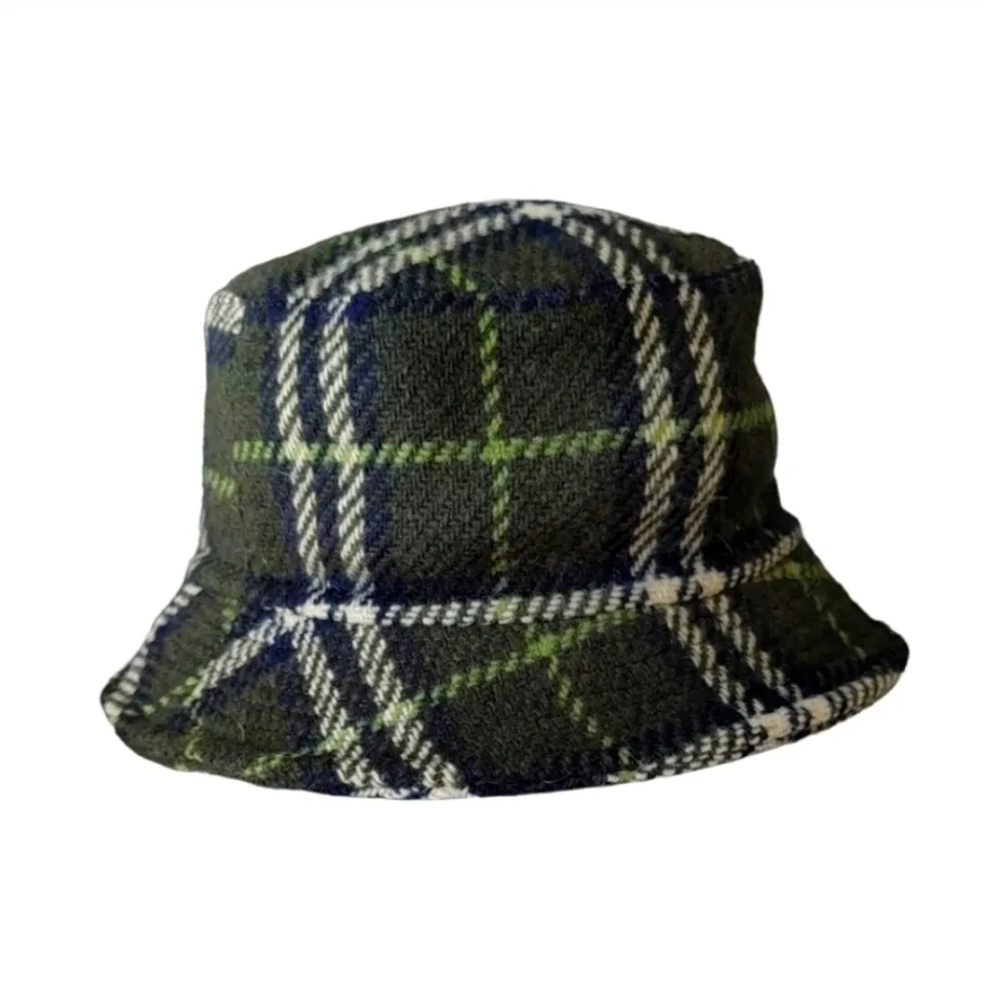 BURBERRY LONDON Check Patterned Wool Bucket Hat image indicator(2)