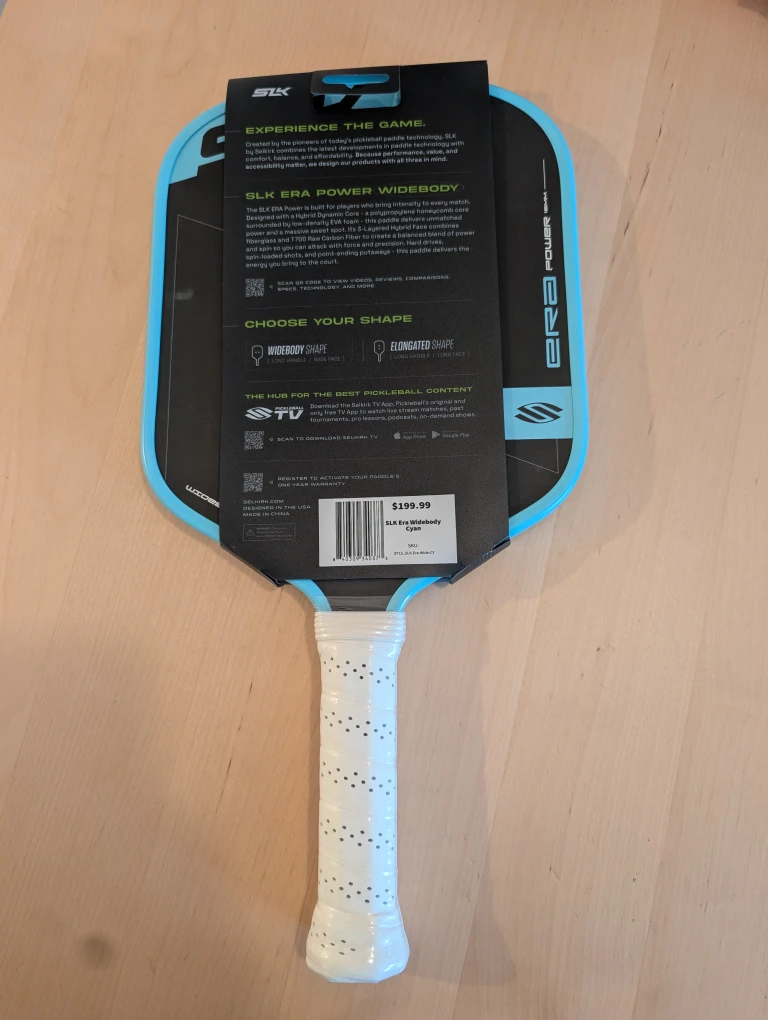 New SLK Era Widebody Cyan Pickleball Paddle - BRAND NEW! - photo 4