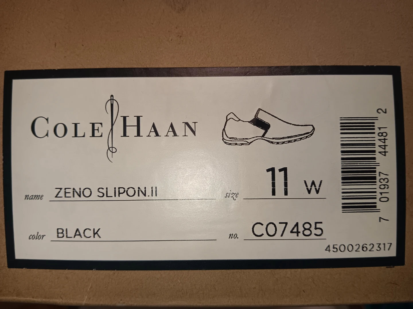 Cole Haan Zeno Slipon II Black Size 11W