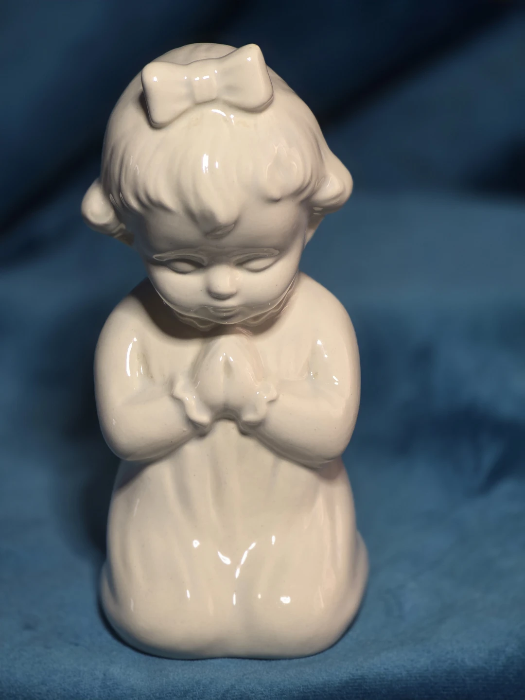 Vintage Kneeling Girl Figurine