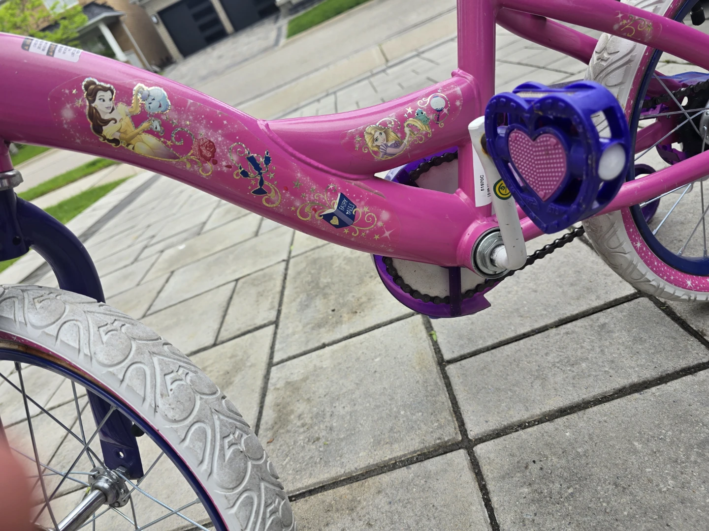 Disney Princess Kids' Bike - Pink & Purple - photo 3