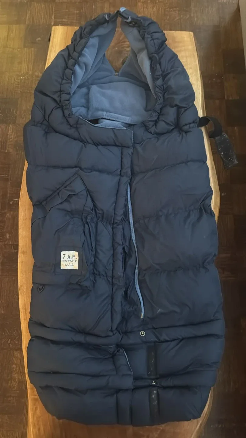 7 A.M. Enfant Baby Bunting Bag - Navy