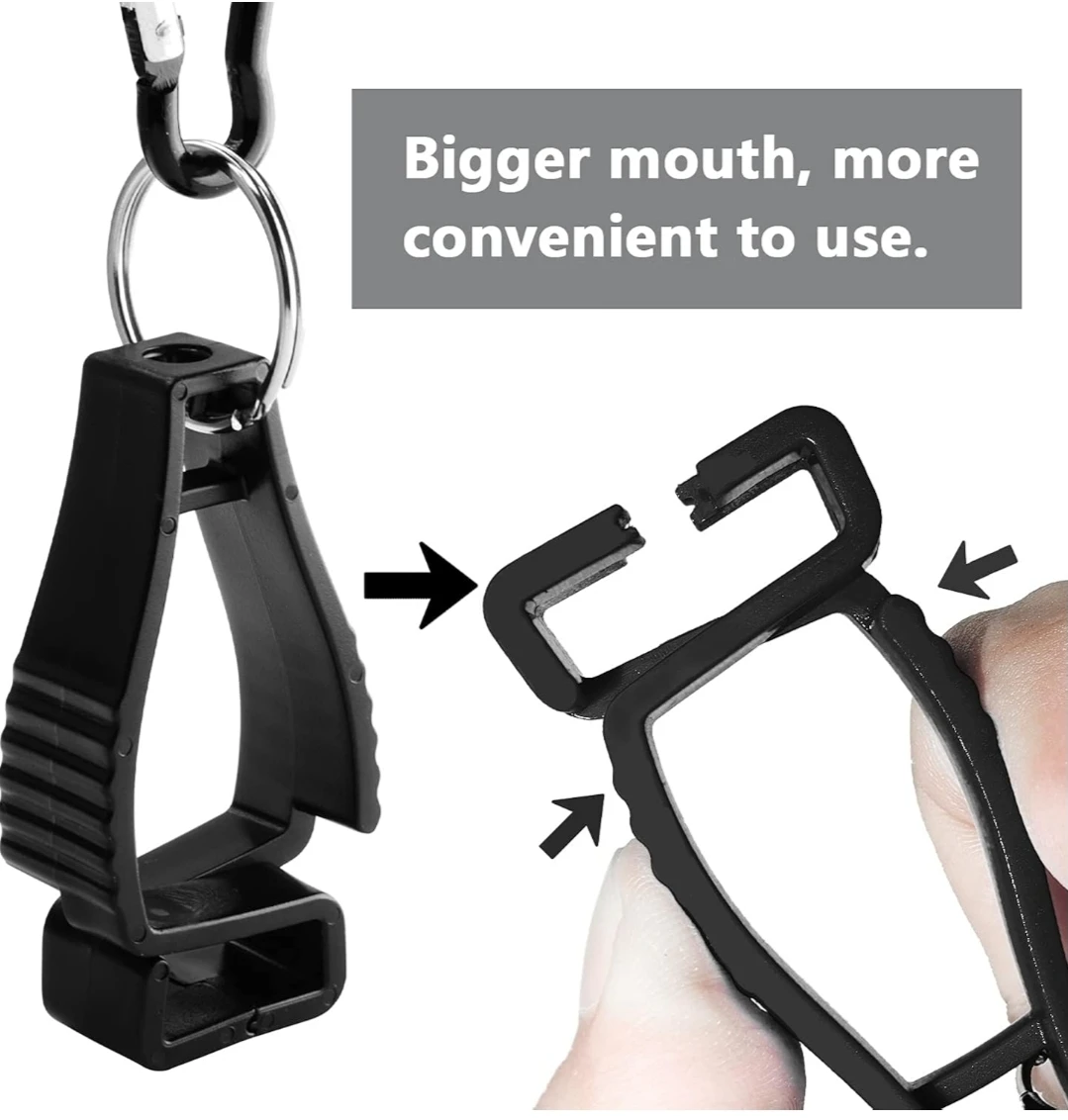 Glove Clip Holder - Black - photo 3