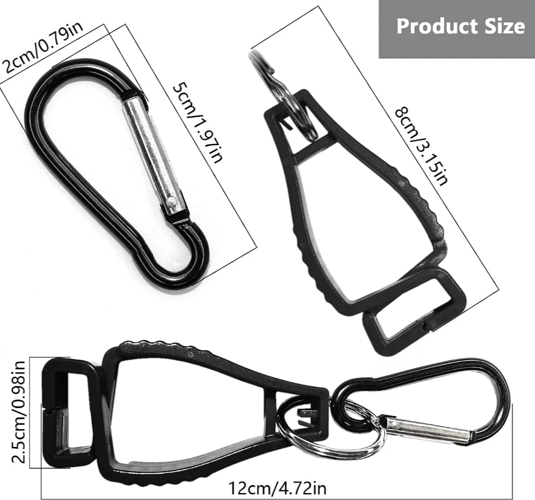 Glove Clip Holder - Black - photo 4