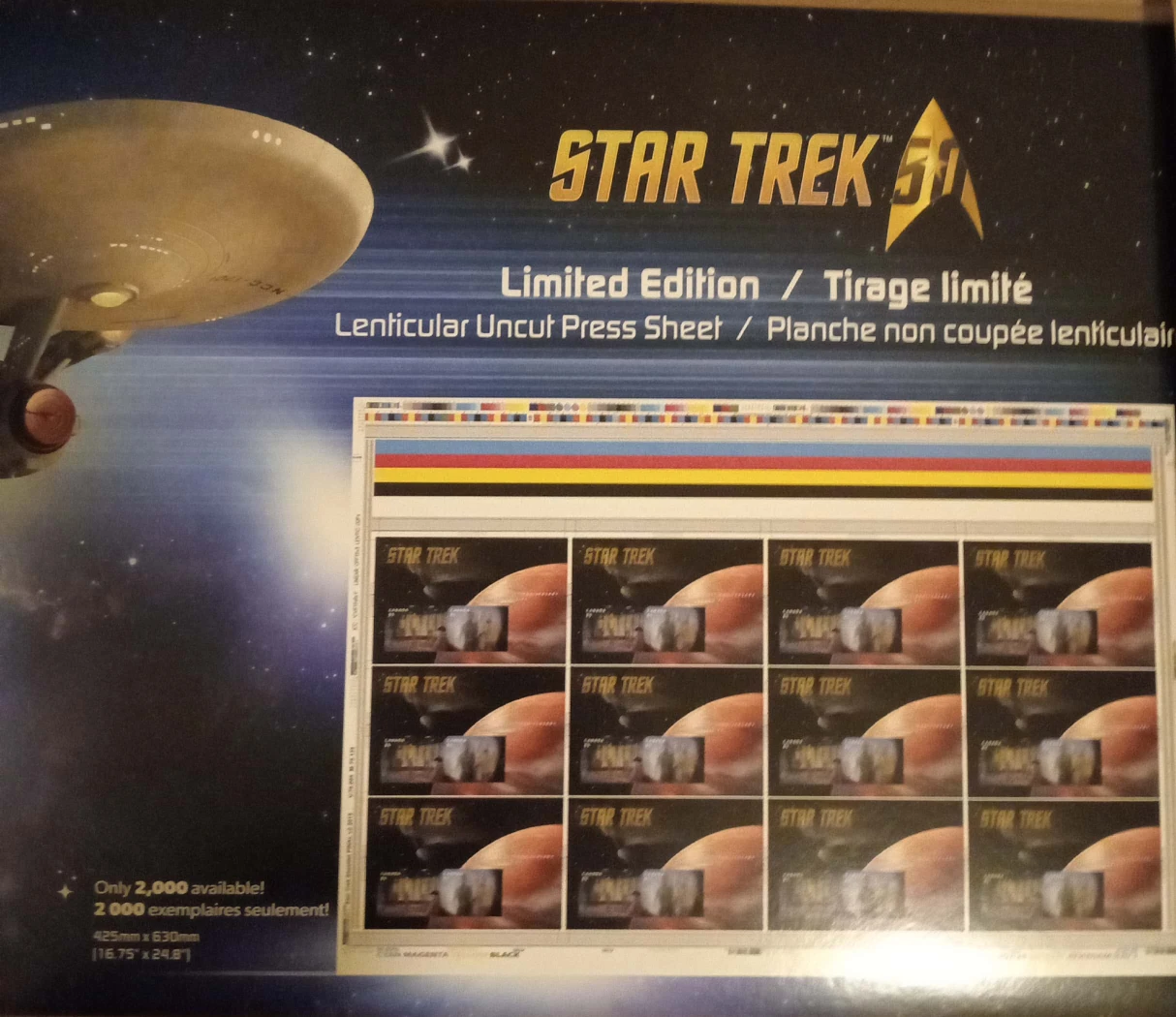 Star Trek Limited Edition Stamps /2,000 - photo 5