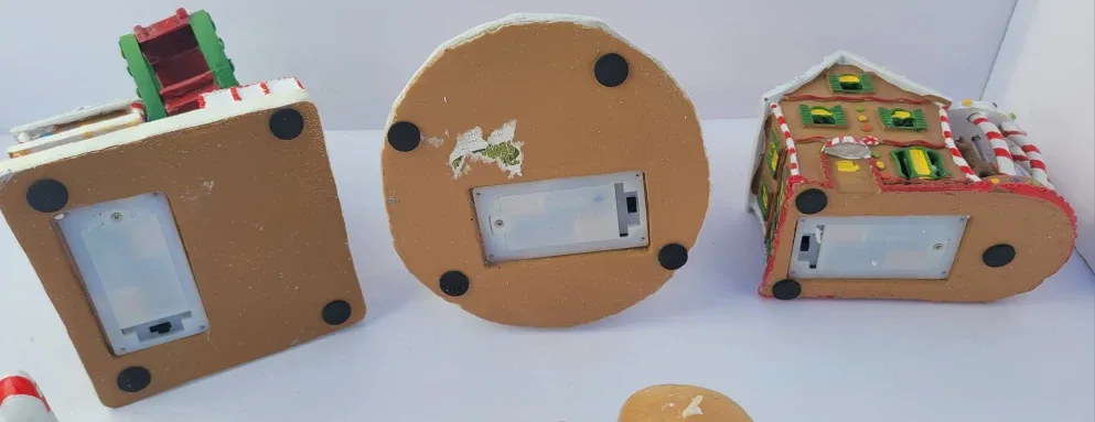 Gingerbread House Village Train Figurine image indicator(4)