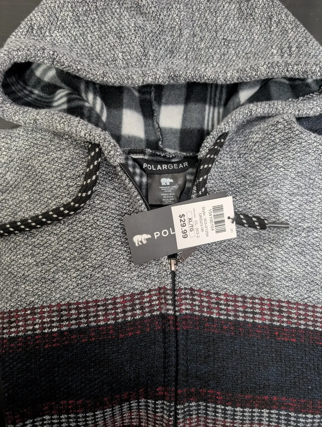 New Polar Gear XL Full Zip Hoodie (2) image indicator(2)