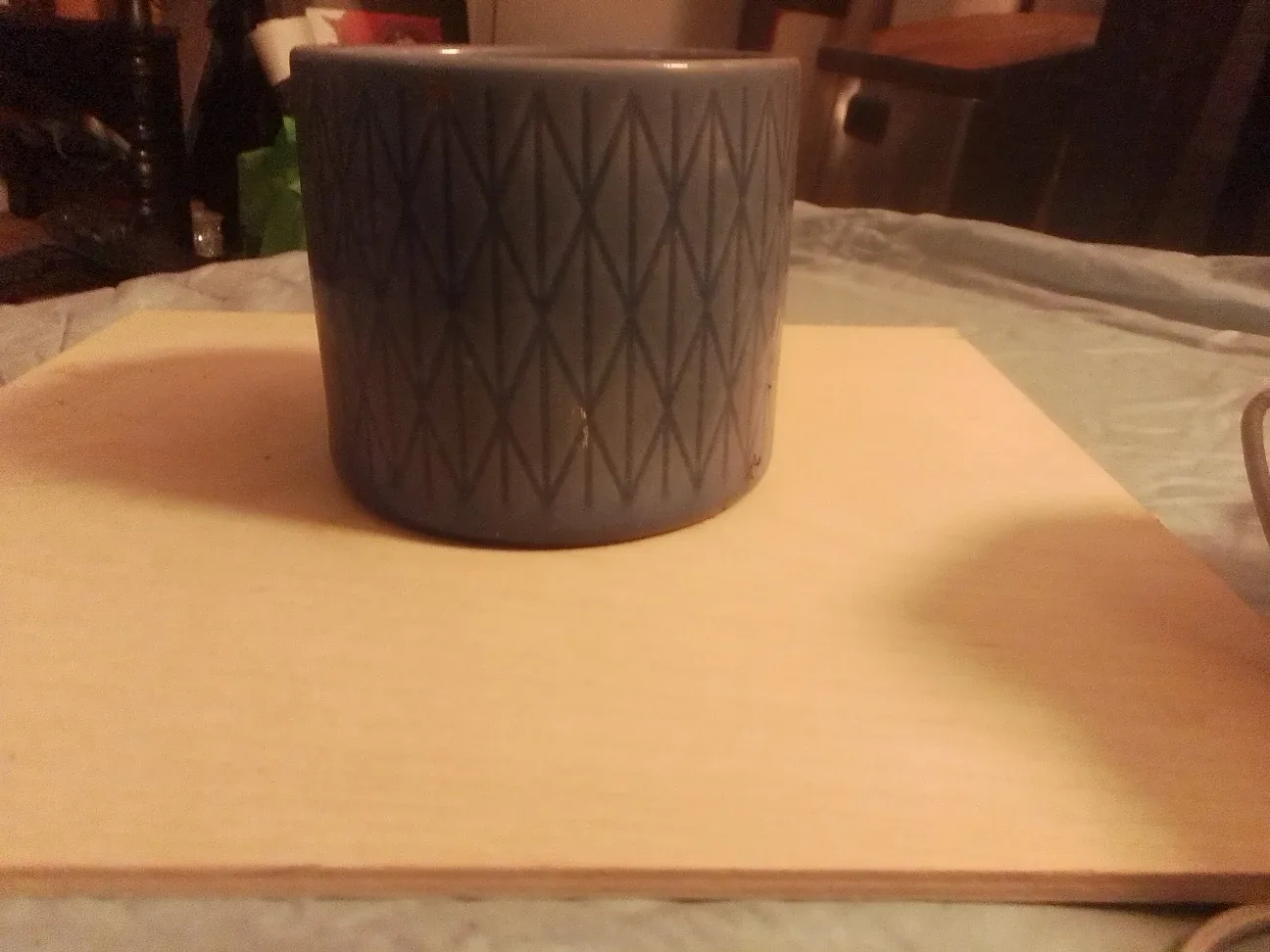 Blue Ceramic Planter