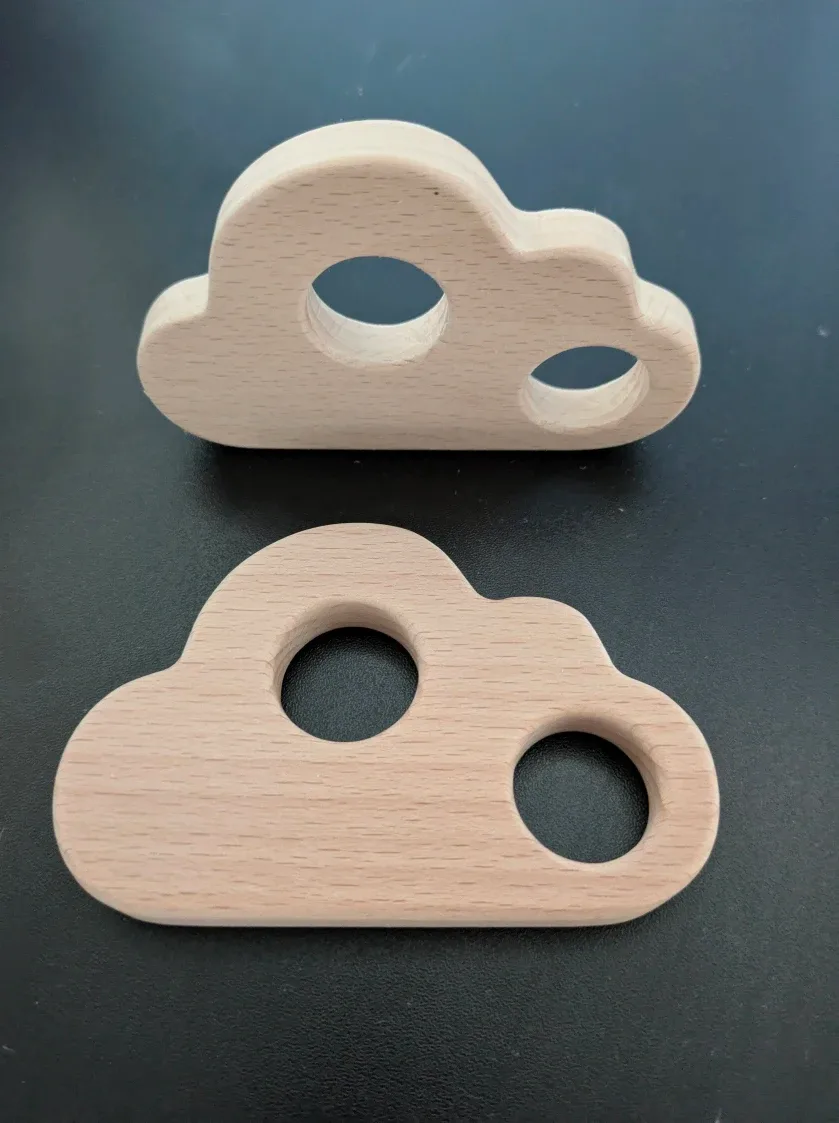 Wooden Cloud Teether Toys