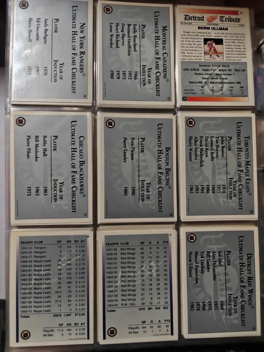 Vintage 1993 NHL Hockey Cards image indicator(10)